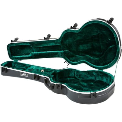 SKB SKB-20 Deluxe Jumbo Acoustic/Archtop Electric Guitar Case Regular Black image 12