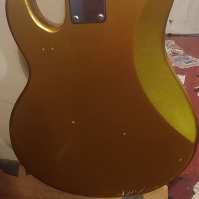Maestro 5 String bass  Gold W/ Upgrades image 4