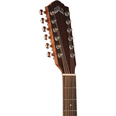 Guild F-2512E Acoustic-Electric Guitar, 12-String, Natural image 7