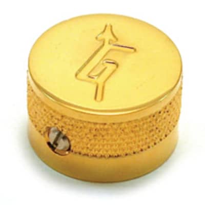 Genuine Gretsch G-Logo Guitar Knobs for US 1/4" Solid Shaft Pots GOLD (Set of 4) image 2
