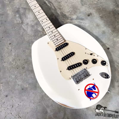Jack's Guitarcheology "The Stratocrapper" Toilet Seat Electric Guitar (2021, Oly. White Relic) image 8