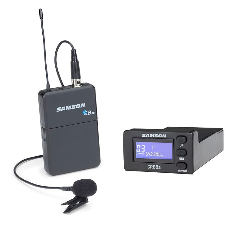 Samson Concert 88 A Sistema Wireless Con Microfono Lavalier (863 865 Mhz) Cuffie & In Ear image 1