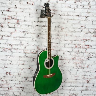 Applause - AE28 - Single Cutaway Acoustic Electric Guitar, Green Sparkle - w/HSC - x9934 - USED image 4