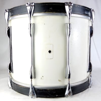 Yamaha 14x20" Field Corps Bass Drum 10-Lug Painted White Wrap Japan Vintage 80s