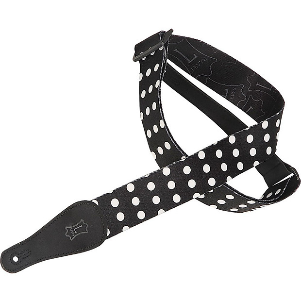 Polka dot guitar strap new arrivals
