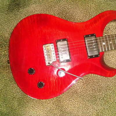 Paul Reed Smith CE-22 1999 Trans Red Flametop image 2