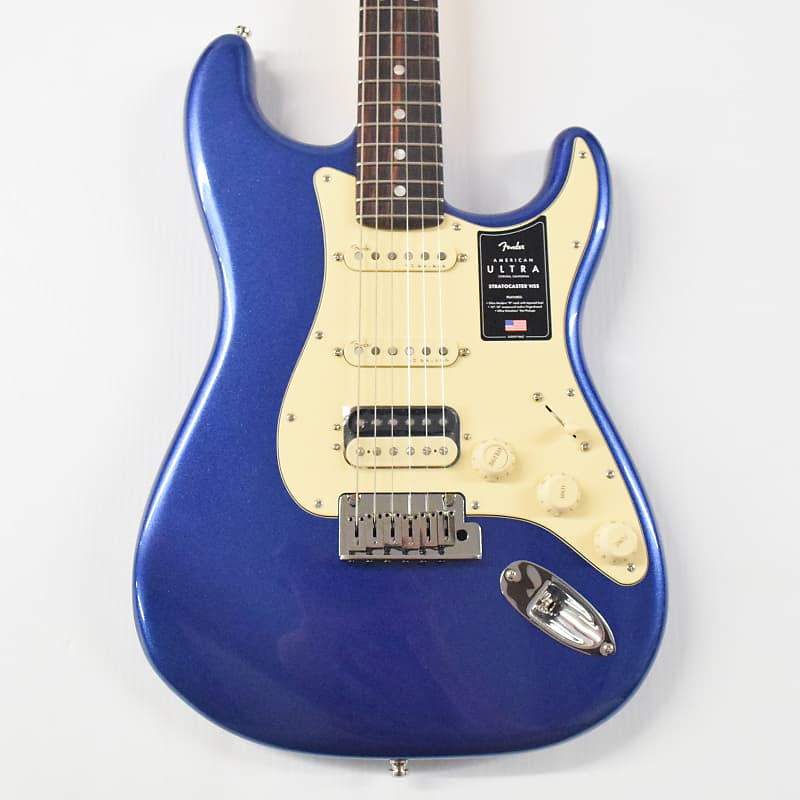 Fender American Ultra Stratocaster HSS - Cobra Blue with Rosewood  Fingerboard