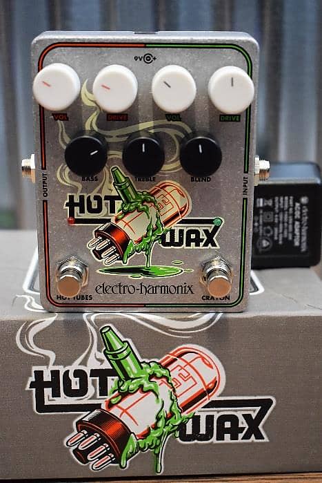 Electro-Harmonix EHX Hot Wax Dual Overdrive Hot Tubes Crayon Guitar Effect Pedal image 1