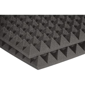 Auralex 2PYR22CHA-HP StudioFoam Pyramid Panels - 24x24x2" (12)