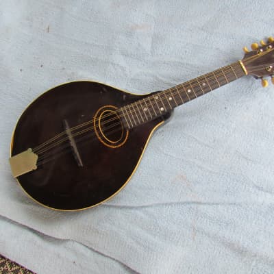 1919 Gibson A Model Mandolin With Original Hardshell Case Player Condition Gibson A Model Mandolin Original Finish image 2