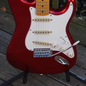 Squier Classic Vibe Stratocaster 50s Candy Apple Red Reverb