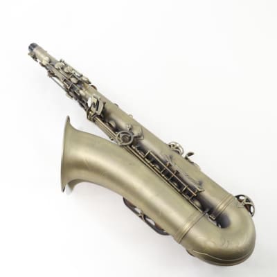 Antigua Winds Model TS4248AQ 'Powerbell' Tenor Saxophone in Antique Brass BRAND NEW image 7