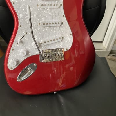 left handed custom RW'S Strat .Style  2021 candy apple Red image 2