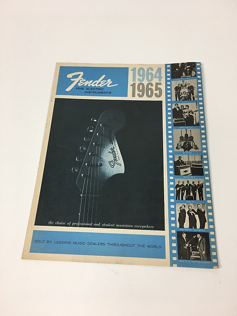 Fender Catalog 1964 1965 Case Candy Telecaster Stratocaster Jazzmaster Jaguar image 1