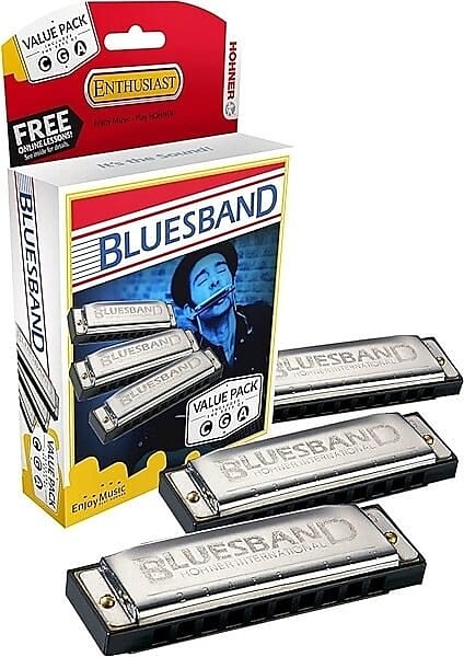 【☆hhhmmk】3点セット Hohner 3P1501BX Blues Band Value Pack - 3 Harmonicas | Reverb