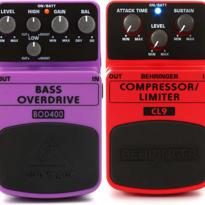 Behringer BOD400 Bass Overdrive Pedal Bundle with Behringer | Reverb