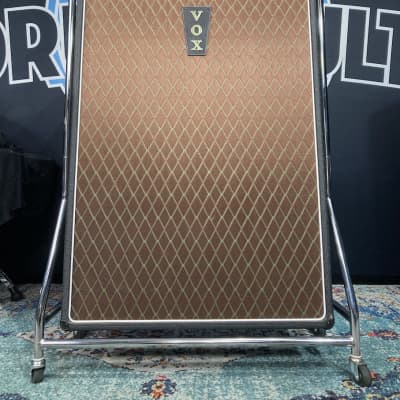 Tom Petersson's Cheap Trick, Sgt. Pepper Vox Super Beatle Replica By North Coast Audio AD100VTH Bass Amp, Cabinet and Trolley Signed! image 10