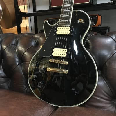 Tokai Love Rock LC Series Custom Single Cut left hand Ebony Gloss image 15