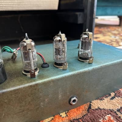 Vintage 1960s Carlsbro CS40-60 EL34 Valve Guitar Amplifier Head w/ Lay Down TFs image 20