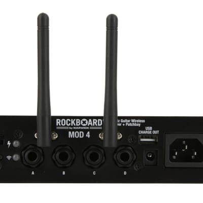 RockBoard MOD 4 & U2 Transmitter - 2.4 GHz Guitar Wireless Receiver, Transmitter + TRS Patchbay image 3