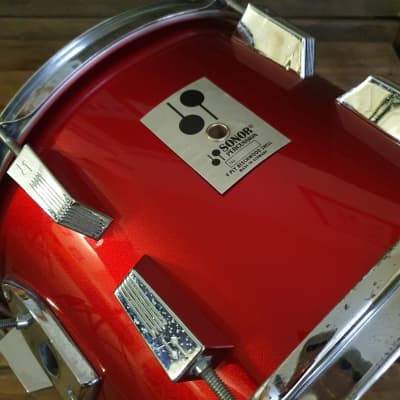 Sonor Tom Drum 13 x 9 Phonic Plus, Red Sparkle USED! RK13TS240821 image 2