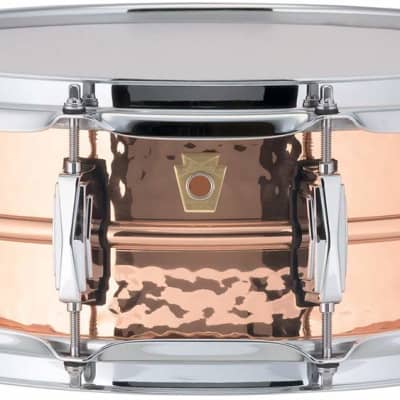 Mint Ludwig Copper Phonic Hammered Snare Drum 14 x 5 in. Copper Finish with Imperial Lugs