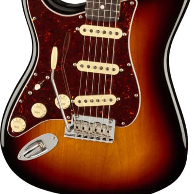 Fender American Professional II Stratocaster Left-Handed. Rosewood Fingerboard, 3-Color Sunburst image 2