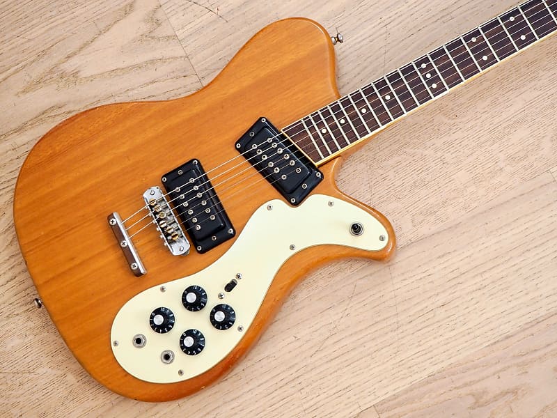1973 Mosrite Stereo 350 Vintage Electric Guitar Mahogany w/ Humbuckers & Case image 1