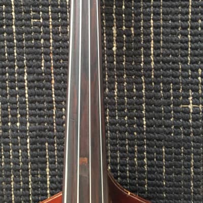1951 Kay H10 Upright Double Bass 1/4 Size with pickup and soft padded case image 11
