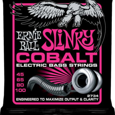 Ernie Ball 2734 Super Slinky Cobalt Electric Bass Strings image 4