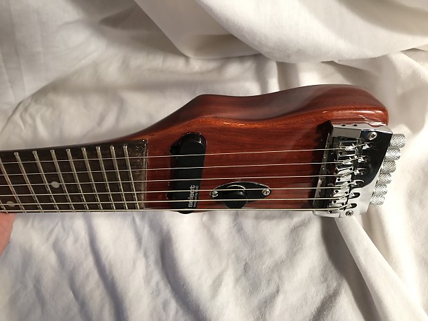 Lapstick Travel Guitar Sounds like Jazz Archtop Maybe The World s Electric Smallest Guitar