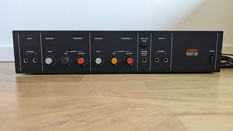 Fostex 3180 | Excellent analog stereo spring reverb from 1983 | Great  condition!