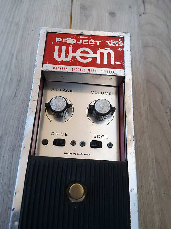 WEM Project V Fuzz, Vintage guitar effects pedal. Super Rare! Reverb