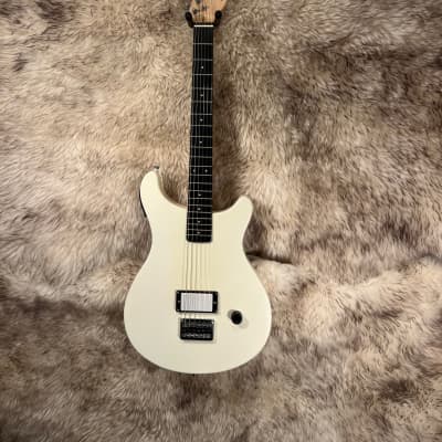 Fretlight FG-5EWH Beginner Electric Guitar with Built-In Lighted Learning System 2010s - White for sale