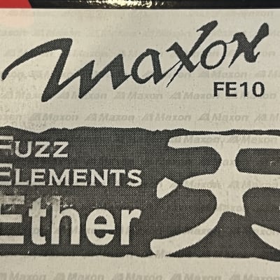 Maxon FE10 Fuzz Elements Ether | Reverb