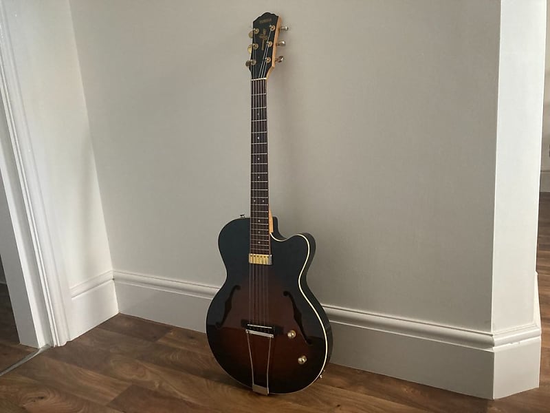 Yamaha AEX500 Brown Sunburst Hybrid Guitar