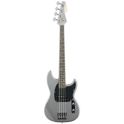 Schecter Banshee Bass Guitar, Carbon Grey image 2