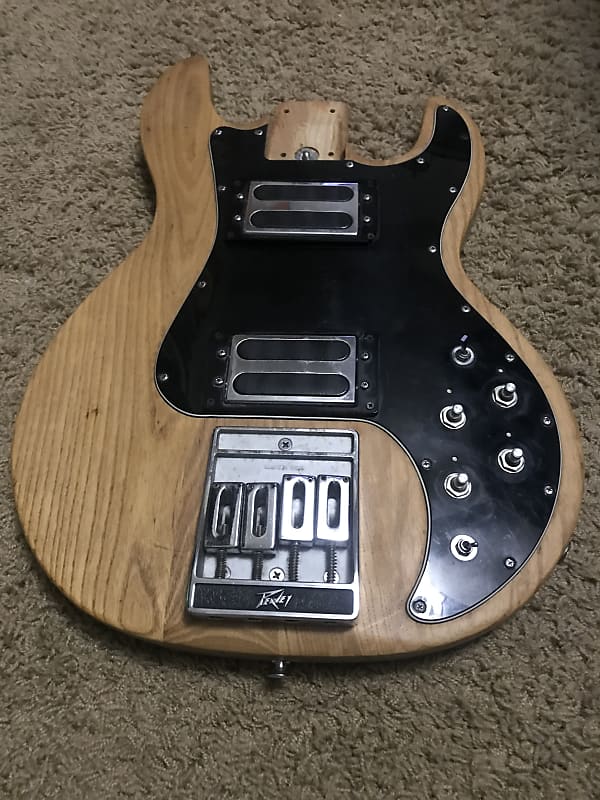 Peavey T40 loaded body w/o knobs & plate 1980 Natural Reverb