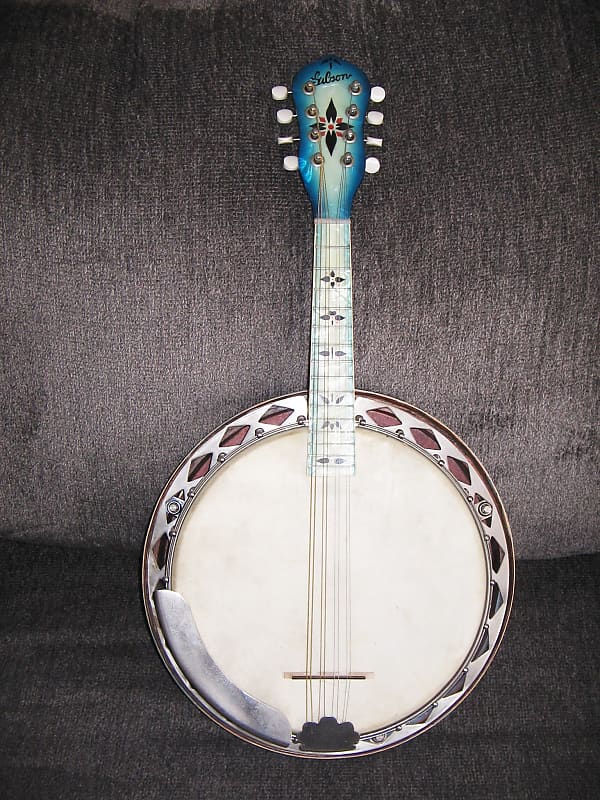 Vintage 1930's Gibson Mandolin Banjo MB-11 imagen 1