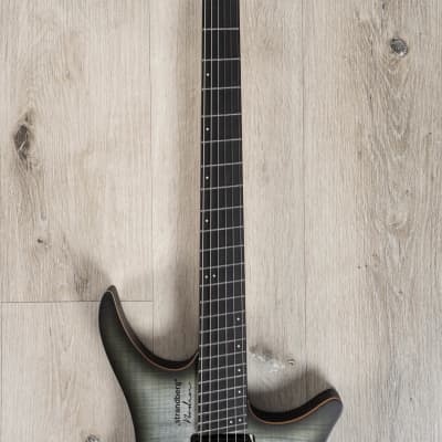 Strandberg Boden Prog NX 6 Multi-Scale Headless Guitar, Charcoal Black image 4