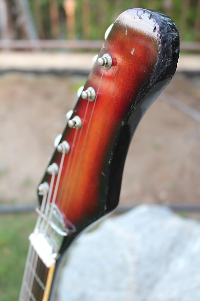 RARE Vintage 1964 Teisco Del Rey VN-2 Baritone Electric | Reverb