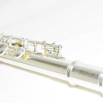 Yamaha YFL-411 II Silver Tube E-Mechanism Flute RefNo 1350 image 6