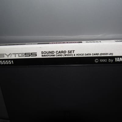 Yamaha SY/TG55 Sound Card Set Rock & Pop (as is) image 4