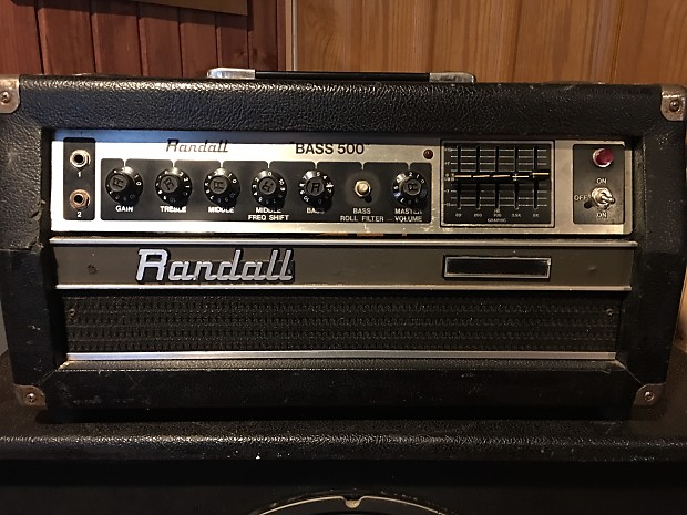 Randall RBA500ES ベース ヘッドアンプ 動作良好 Randall RBA500ES ベース ヘッドアンプ 動作良好 楽器・機材