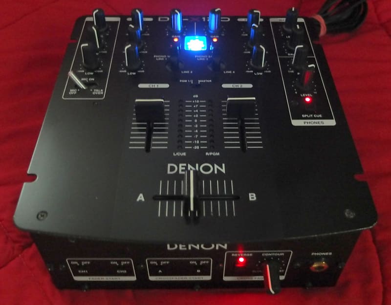Minty Denon DN-X120 2-Channel DJ Mixer w/ PSU
