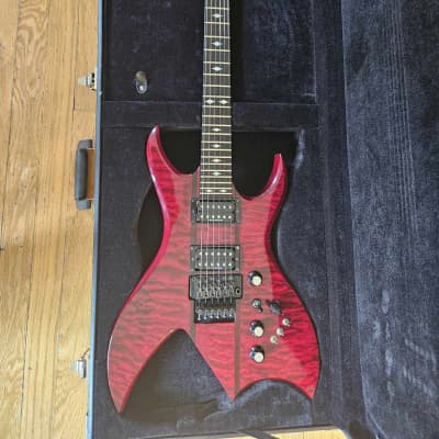 BC Rich Bich ST 2012 Mockingbird - Trans Red Floyd Rose with Hardshell Case for sale