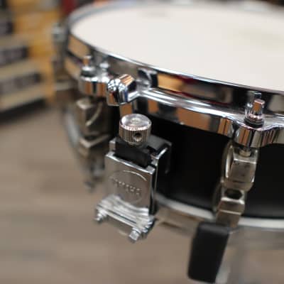 Used Yamaha 4x14" Maple Custom Snare Drum (Black) image 7