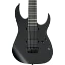 Ibanez RGIXL7 RG Iron Label 7-String Electric Guitar in Black Flat
