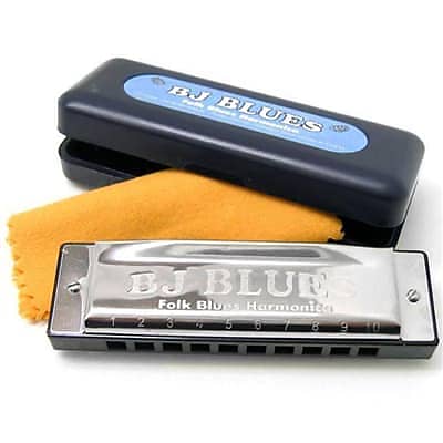 BJ Folk & Blues Harmonica - Key of G