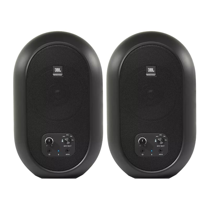 JBL Desktop Professional Reference Monitors Pair with Bluetooth (Black) image 1
